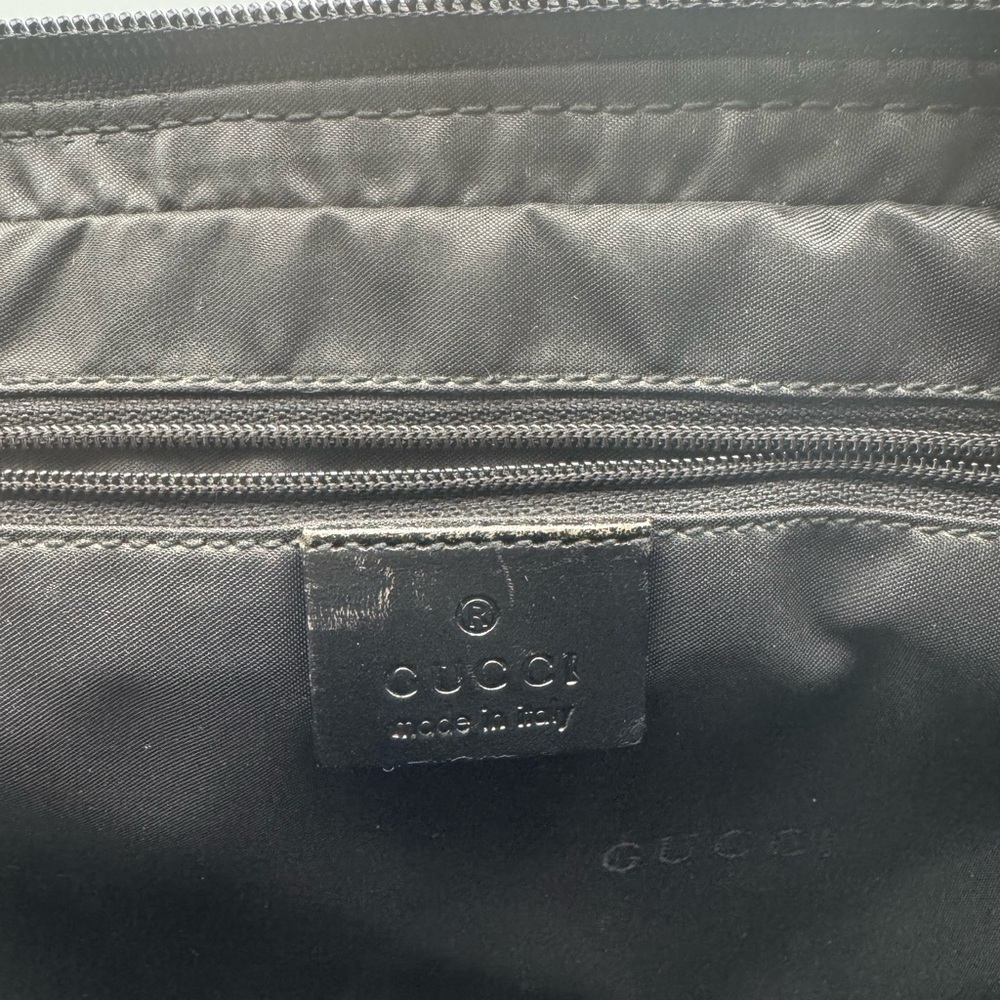 Gucci Black travel/toiletry case canvas with leather trim - Picture 4 of 9